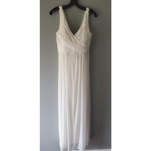 David's Bridal Ivory Gown